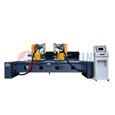 Tube chamfering machine for steel pipe chamfering